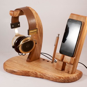 Suport pentru casti si telefon mobil, organizator desktop, , , ARTYNOS