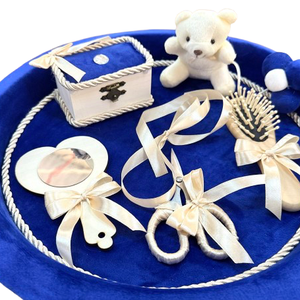 Set tavita mot din catifea si accesorii din lemn, Casă & Stil de viață, Accesorii pentru echipamente de bucătărie, Accesorii de servire, Tăvi, tăvi de servire, Prelucrarea lemnului, Peticire, ARTYNOS