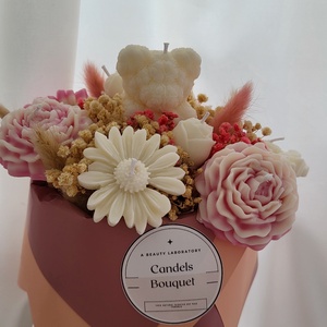 Aranjament lumanari soia - casă & stil de viață - accesorii pentru decorat casa - suport de flori - buchete de flori - Artynos.ro