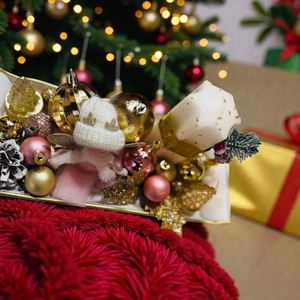 Zâna Aurie de Crăciun - crăciun - decorațiuni de crăciun de casă - decor pentru masă de crăciun - Artynos.ro