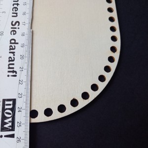 25x15 cm Material decorativ din lemn natural, potrivit pentru croșetat   -  - Artynos.ro