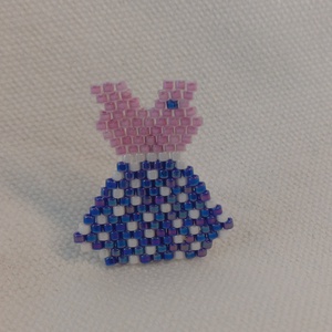 Brosa rochie - bijuterii - broșă, insigne - insigne - Artynos.ro