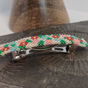 Agrafa margele flori - îmbrăcăminte și modă - accesorii păr - bandă de păr și agrafe păr - Artynos.ro