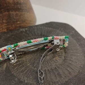 Agrafa margele flori - îmbrăcăminte și modă - accesorii păr - bandă de păr și agrafe păr - Artynos.ro