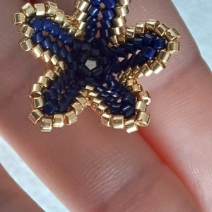 Cercei margele floare - bijuterii - cercei - cercei agățați - Artynos.ro