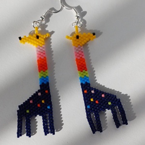 Cercei margele girafe - Artynos.ro