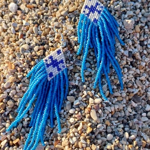 Cercei franjuri margele Grecia - Artynos.ro