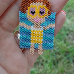 Cercei "Aducatori de zambete", Bijuterii, Cercei, Cercei agatati, Confectionarea bijuteriilor, Cercei sunt realizati din margele miyuki delica si accesorizati cu tortite din argint. , ARTYNOS