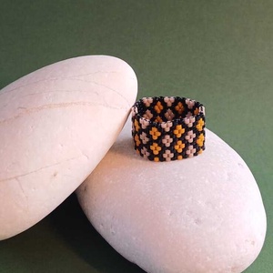 Inel margele Candoare, Bijuterii, Inele, Inele statement, Confectionarea bijuteriilor, ARTYNOS