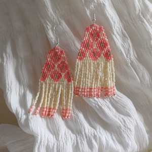 Cercei Ethereal Bloom - bijuterii - cercei - cercei din mărgele - Artynos.ro