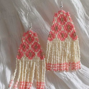 Cercei Ethereal Bloom - bijuterii - cercei - cercei din mărgele - Artynos.ro