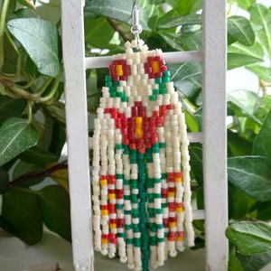 Cercei Vapaia Lalelei, Bijuterii, Cercei, Cercei din margele, Confectionarea bijuteriilor, ARTYNOS