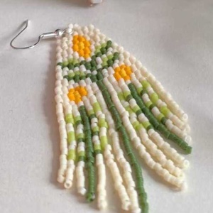 Cercei Papadie de catifea, Bijuterii, Cercei, Cercei din margele, Confectionarea bijuteriilor, ARTYNOS