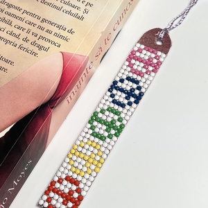 Semn de carte Peace and Colors - cărți și creații cu tematică muzicală, cadouri - semn de carte - Artynos.ro