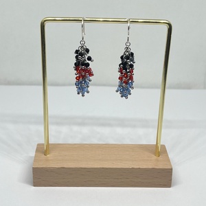 Tricolor statement, Bijuterii, Cercei, Cercei din margele, Confectionarea bijuteriilor, ARTYNOS