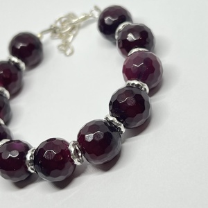 Burgundy Glow - bijuterii - brățări - brățări din pietre semiprețioase - Artynos.ro