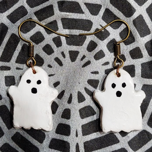 Cercei Halloween Fantoma - casă & stil de viață - accesorii pentru decorat casa - halloween - tot ce ai nevoie pentru petrecere! - bijuterii halloween - Artynos.ro