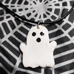 Pandantiv Halloween Fantoma - casă & stil de viață - accesorii pentru decorat casa - halloween - tot ce ai nevoie pentru petrecere! - bijuterii halloween - Artynos.ro