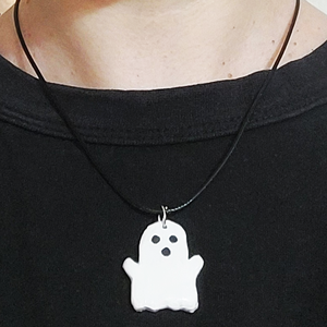 Pandantiv Halloween Fantoma - casă & stil de viață - accesorii pentru decorat casa - halloween - tot ce ai nevoie pentru petrecere! - bijuterii halloween - Artynos.ro