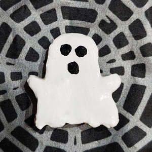 Brosa Halloween Fantoma - casă & stil de viață - accesorii pentru decorat casa - halloween - tot ce ai nevoie pentru petrecere! - bijuterii halloween - Artynos.ro
