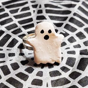 Inel Halloween Fantoma - casă & stil de viață - accesorii pentru decorat casa - halloween - tot ce ai nevoie pentru petrecere! - bijuterii halloween - Artynos.ro