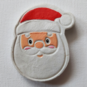 Brosa Mos Craciun din lut polimeric - crăciun - cadouri de moș crăciun - cadouri de moș crăciun - Artynos.ro