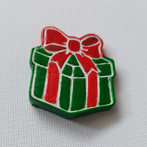 Brosa Cadou de Craciun din lut polimeric - crăciun - cadouri de moș crăciun - cadouri de moș crăciun - Artynos.ro