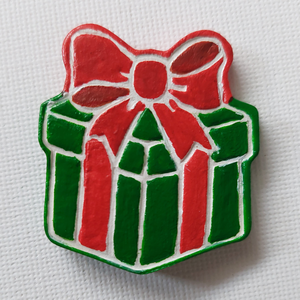 Brosa Cadou de Craciun din lut polimeric - crăciun - cadouri de moș crăciun - cadouri de moș crăciun - Artynos.ro