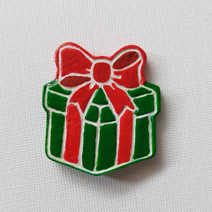 Brosa Cadou de Craciun din lut polimeric - Artynos.ro