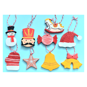 Decorațiune Handmade Brad Craciun Clopotel din lut polimeric - crăciun - decorațiuni de crăciun de casă - figurine pentru pomul de crăciun - Artynos.ro