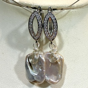SETUNFORGETTABLE perle biwa,perle naturale,hematit electroplacat,agate,rivoli țesut cu Toho,accesorii placate cu Ag - bijuterii - seturi de bijuterii - Artynos.ro
