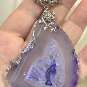 SET LAVENDER ELEMENT agate,ametist,hematit,inox - bijuterii - seturi de bijuterii - Artynos.ro