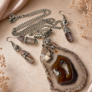 SETGREY ELEMENT agate,inox - Artynos.ro