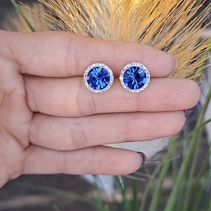 Cercei din argint cu cristale, Bijuterii, Cercei, Cercei din argint, , ARTYNOS