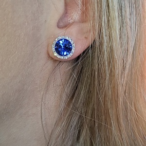 Cercei din argint cu cristale - bijuterii - cercei - cercei din argint - Artynos.ro