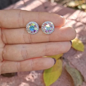 Cercei din argint, Accessorii si unelte, Margea, componente de bijuterii, Cristale Swarovski, , ARTYNOS