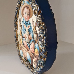 Ou decorativ din lemn  - casă & stil de viață - accesorii pentru decorat casa - decorațiuni de masă și decorațiuni pentru rafturi  - decorațiuni de masă - Artynos.ro