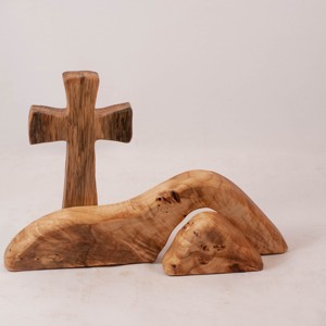 Decoratiune de Paste cu cruce, cruce din lemn, , , ARTYNOS