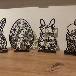 Decorațiuni elegante de Paște în negru � Decorațiuni de masă -  - Artynos.ro