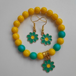 Set de bijuterii florale - bratara, cercei, , , ARTYNOS