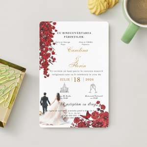 Invitatie nunta , Accesorii nunta, Invitatii si felicitari de nunta, Carduri de asezare nunta , Altele, ARTYNOS