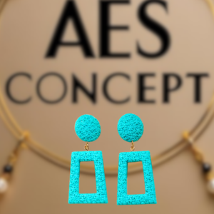 Cercei Geometry - bijuterii - cercei - cercei cerc - Artynos.ro
