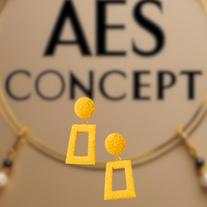 Cercei Geometry - bijuterii - cercei - cercei cerc - Artynos.ro