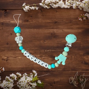 Lant pentru suzeta personalizat, Jucarii si echipamente pentru copii, Jucarii bebelusi, Lant suzeta, Confectionarea bijuteriilor, Lant pentru suzeta personalizat, din silicon alimentar, fara BPA.
Realizat din silicon moale, non-t..., ARTYNOS