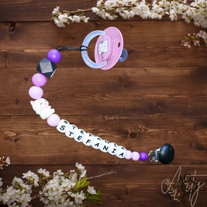 Lant pentru suzeta personalizat, Jucarii si echipamente pentru copii, Jucarii bebelusi, Lant suzeta, Confectionarea bijuteriilor, ARTYNOS