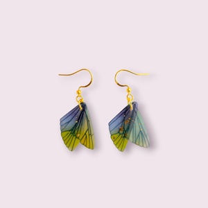 Cercei Aripi de vis I S925 - bijuterii - cercei - cercei din rășină - Artynos.ro