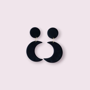 Cercei Moon - Argint S925, Bijuterii, Cercei, Cercei cu figurine, Confectionarea bijuteriilor, ARTYNOS