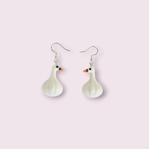 Cercei Swan  - Argint S925, Bijuterii, Cercei, Cercei cu figurine, Confectionarea bijuteriilor, ARTYNOS