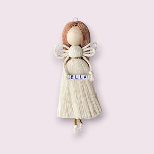 Decorațiuni macramé Angels - crăciun - decorațiuni de crăciun de casă - figurine pentru pomul de crăciun - Artynos.ro