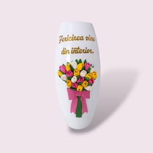 Vază pentru flori - personalizată 2 - casă & stil de viață - decorațiuni de casă - accesorii florale - vaze - Artynos.ro